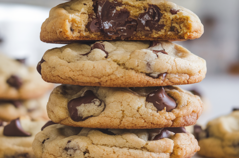 Chewy & Soft Chocolate Chip Cookies